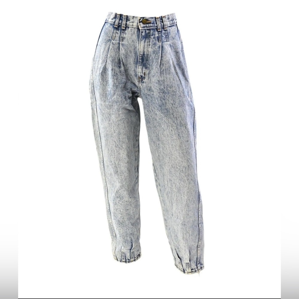 JLuxLabel Acid Wash High Waist Joggers Jeans, Small